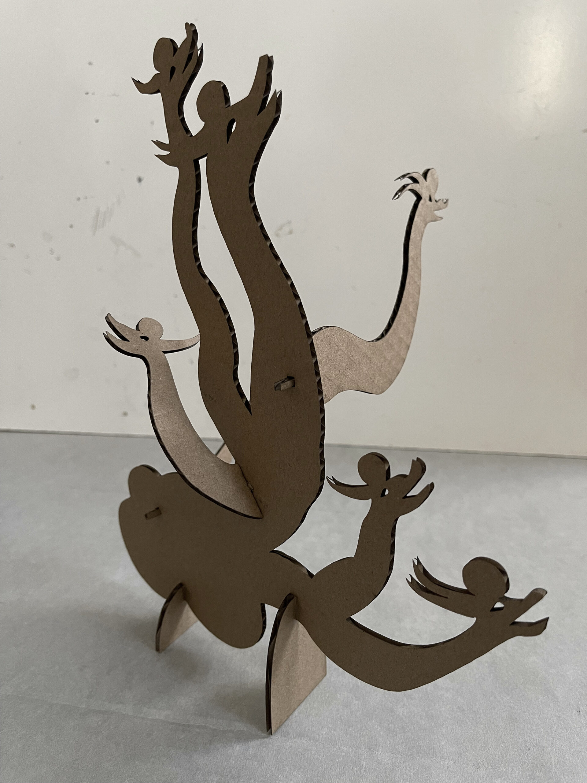 seven headed beast cardboard